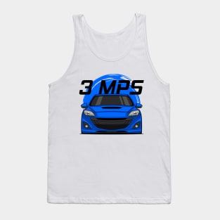 Front Blue 3 MPS Mazdaspeed3 JDM Tank Top